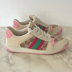 Gucci Women's Crystal Screener Sneaker